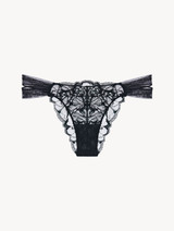 Black lace and tulle brazilian briefs_0