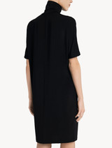 Black jersey T-shirt dress_2