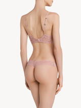 G string in pink Leavers lace and stretch tulle_2