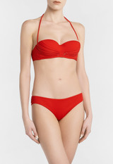 Red bandeau bikini top_1