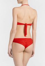 Red bandeau bikini top_2