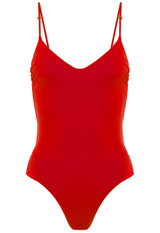 Underwired swimsuit in red_0