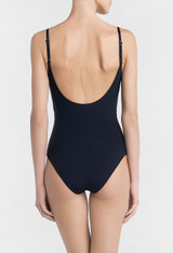 Padded underwired swimsuit in midnight blue_2