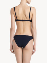 Midnight blue padded underwired top_1