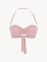 Pink underwired bandeau top_0
