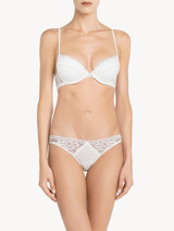 Low-rise briefs in white Leavers lace_1