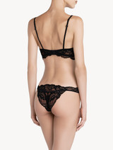 Brazilian briefs in black tulle and Leavers lace_2