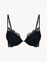 Black soft tulle Push-Up Bra_0