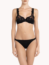 Black soft tulle Underwired Bra_1