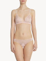 Triangle Bra in pink stretch tulle_1