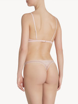 Thong in pink stretch tulle_2