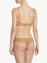 Brazilian Brief in beige stretch tulle_2