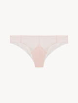 Brazilian Brief in pink stretch tulle_0