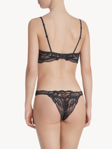 Brazilian briefs in grey tulle and Leavers lace_2