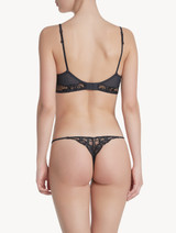 Thong in grey tulle and Leavers lace_2