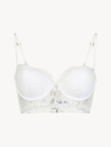 White padded bralette_0