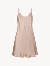 Dusty pink silk short slip_0