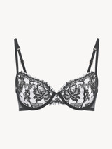 Dark-grey lace underwired bra_0