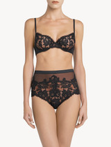 Dark-grey lace underwired bra_1