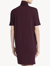 Bordeaux jersey T-shirt dress_2