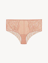 Powder pink lace high-waisted brief_0