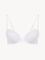 White Printed Push Up Bra - Buy White Printed Push Up Bra online