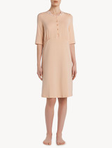 Petal pink jersey-modal nightgown_1