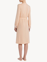 Petal pink jersey-modal short robe_2