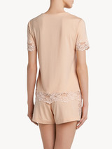 Petal pink jersey-modal short pyjama set_2