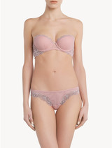 Pink silk-satin bandeau bra_3