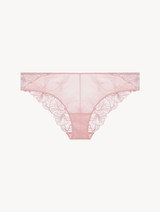 Pink embroidered tulle medium briefs_0