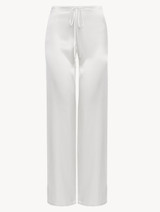 Off-white silk trousers_0