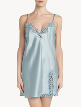 Light blue silk slip with macramé_1
