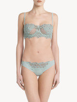 Mint green thong with macramé_1