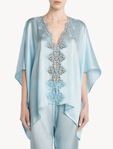 Light blue silk robe with macramé_1