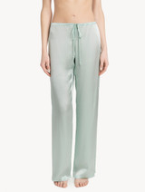 Mint green silk trousers_1