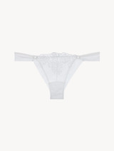 Off-white tulle Brazilian brief_0