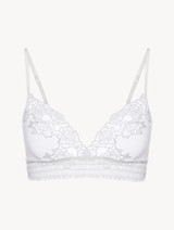 Off-white tulle triangle bra_0