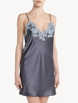 Grey silk slipdress with lurex frastaglio_1