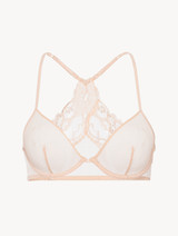 Petal pink triangle bra_0