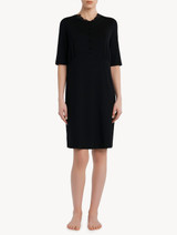Black modal stretch nightgown_1