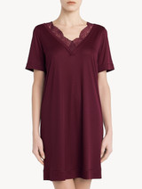 Cranberry jersey modal short nightdress_1
