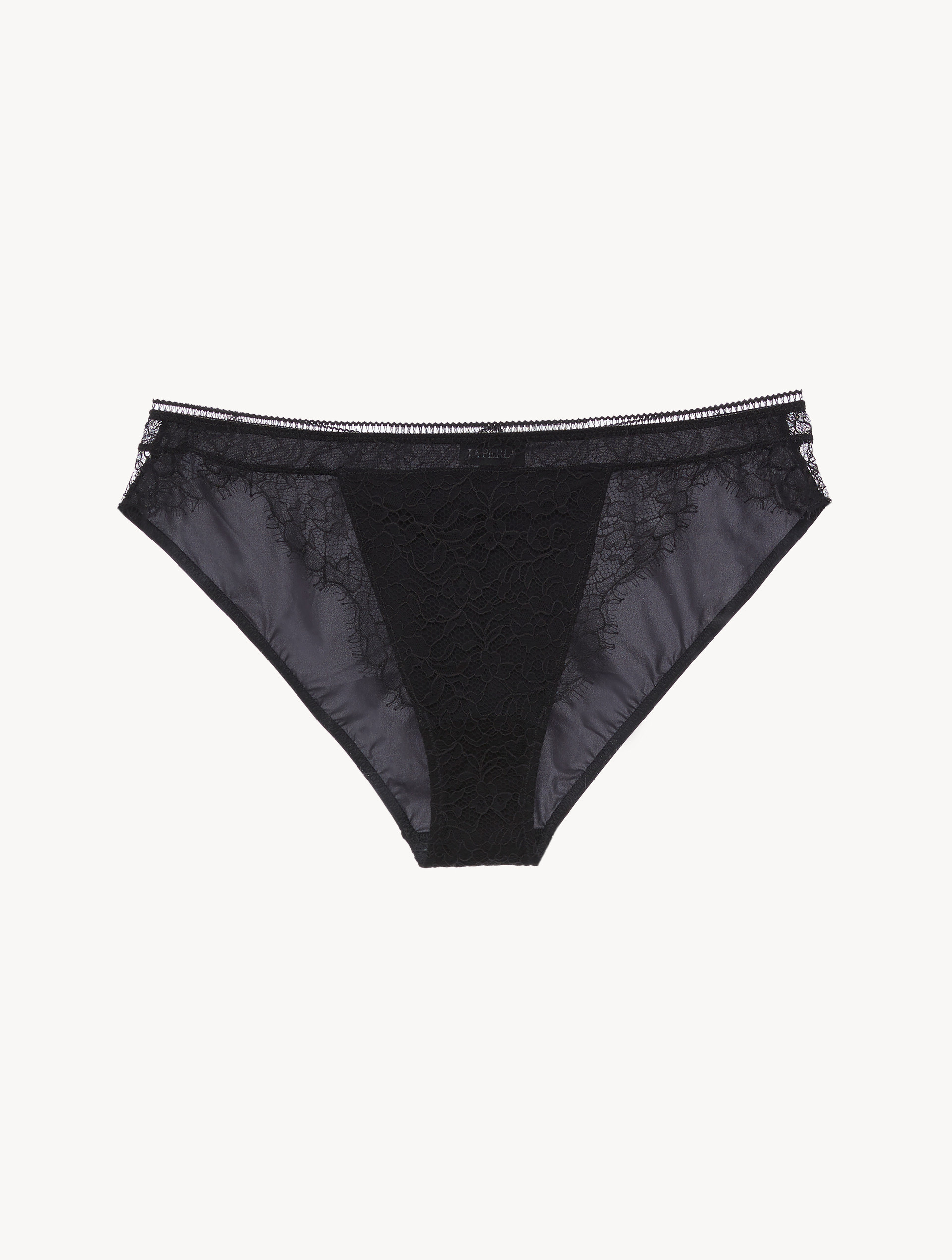 Onyx High Waist High Leg Brazilian Brief