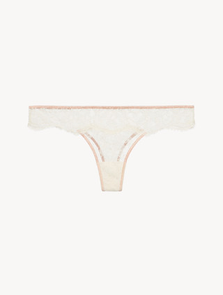 Luxury Cotton Thong in Nude | La Perla