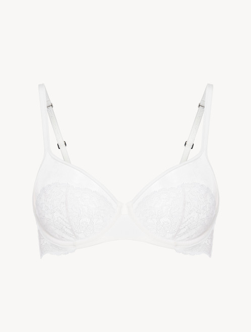 Soft white Leavers lace underwired bra_4