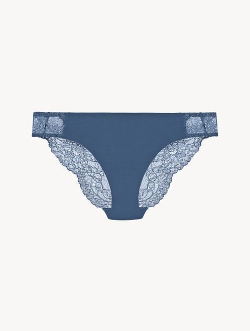 Cornflower blue Leavers lace medium brief_2