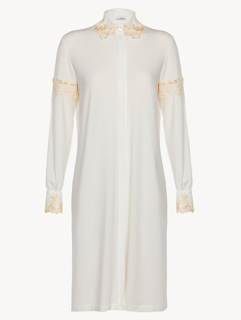 White jersey short nightgown_0