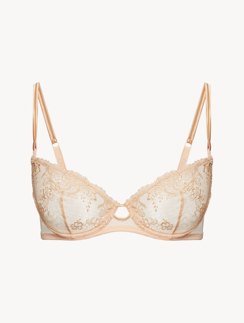 Balconette Bra in pink embroidered tulle_3