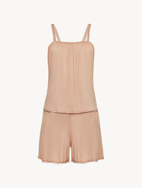 Short pyjamas in beige viscose stretch jersey_3
