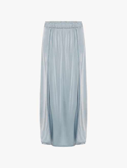 Sarong in azure blue_1